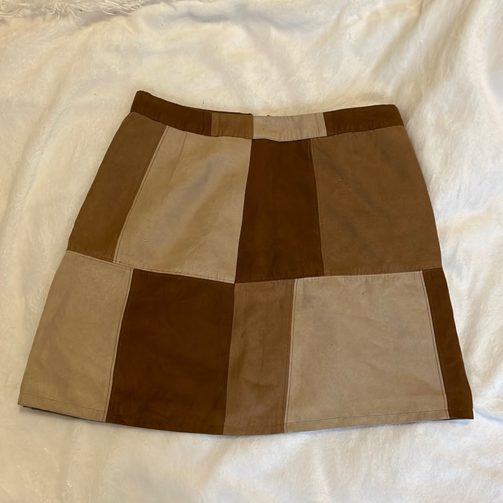 Nude panel skirt